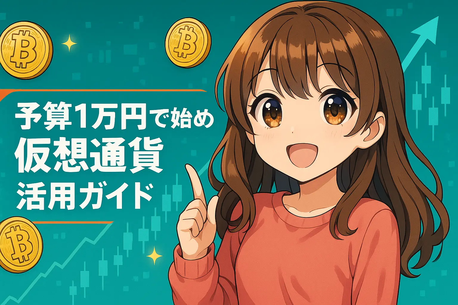 予算1万円で始める仮想通貨の活用方法を初心者向けにわかりやすく解説する実践ガイドのイメージ
