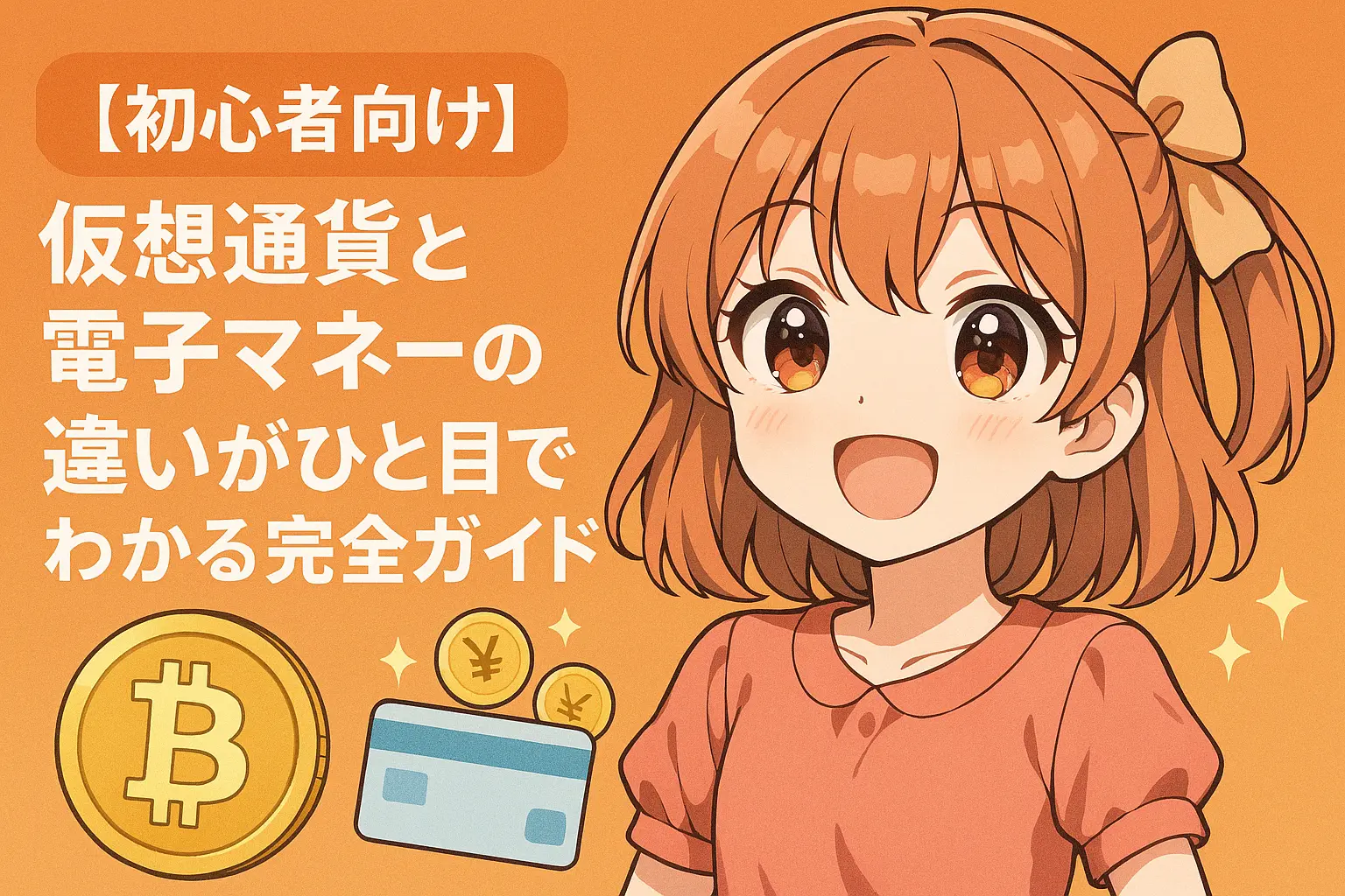 仮想通貨と電子マネーの違いを初心者にもわかりやすく比較・解説する完全ガイドのイメージ