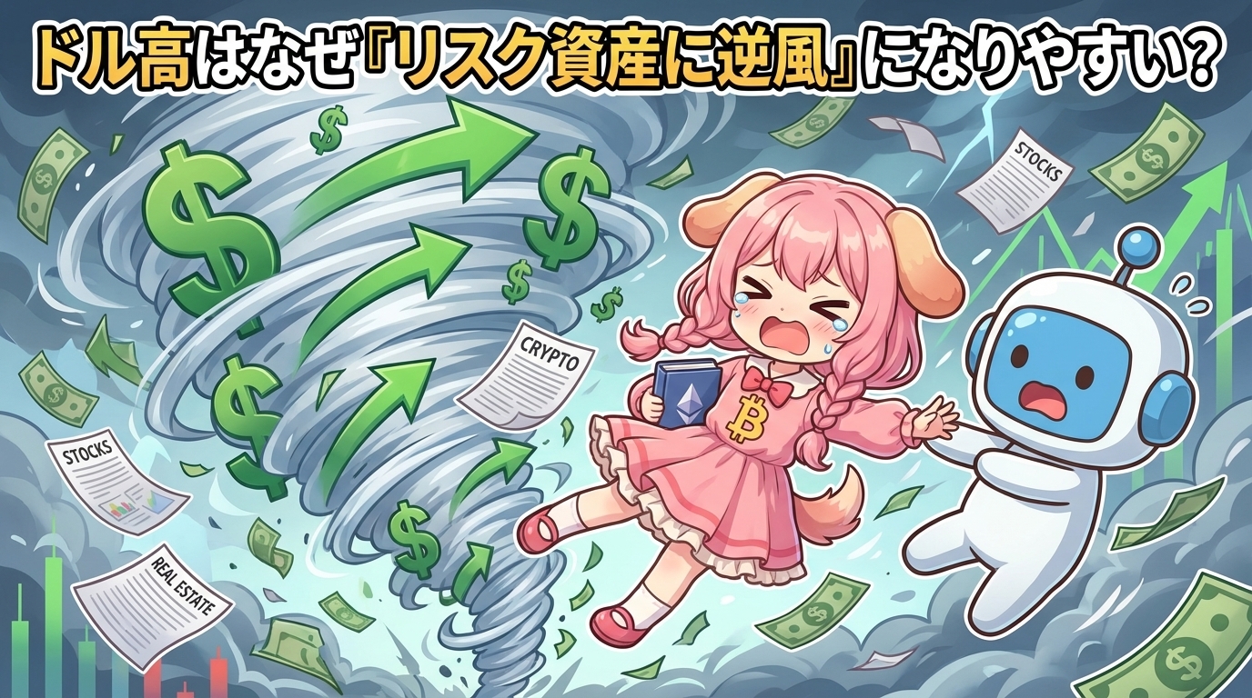 ドル高はなぜ「リスク資産に逆風」になりやすい？